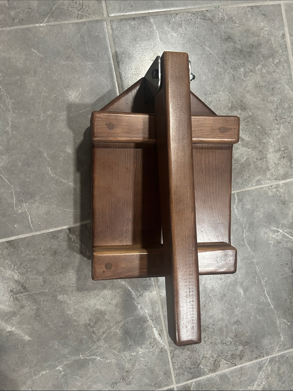 Wood tortilla press
